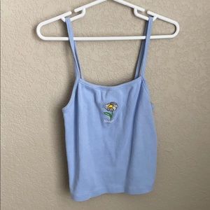 Cropped Daisy Tank Top